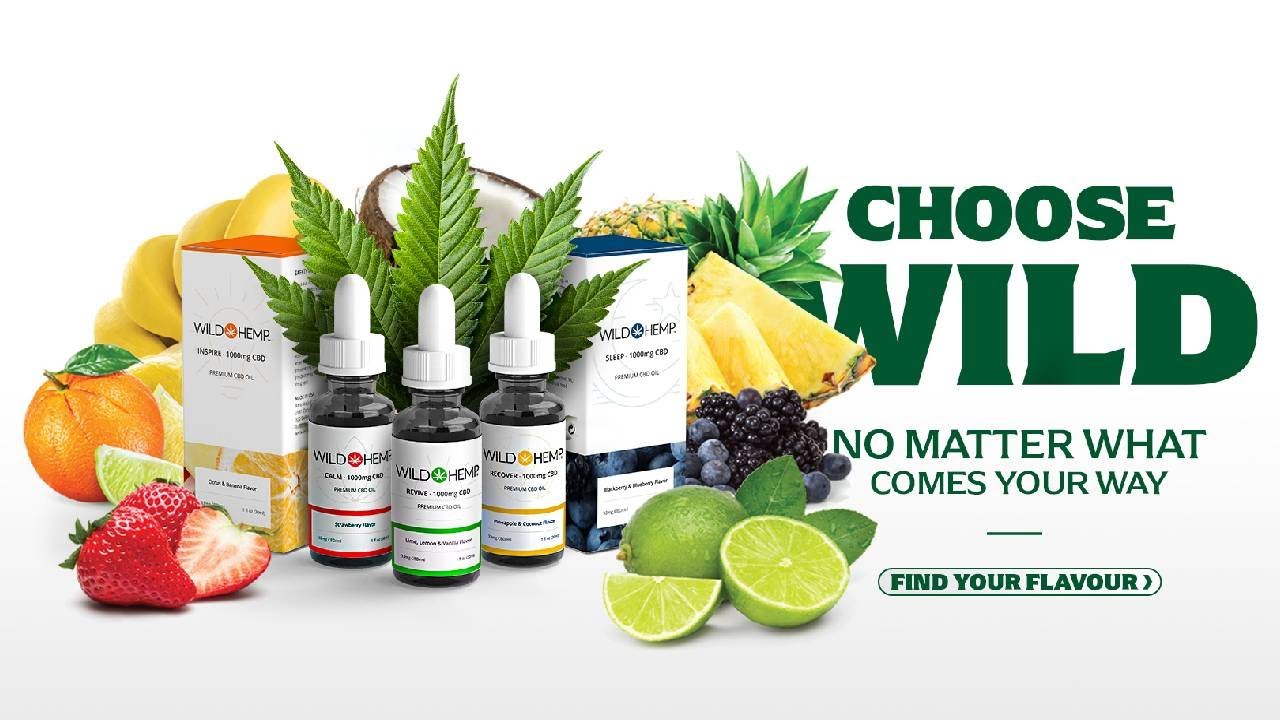 NEW CBD Tinctures from Wild Hemp | Find your flavor today