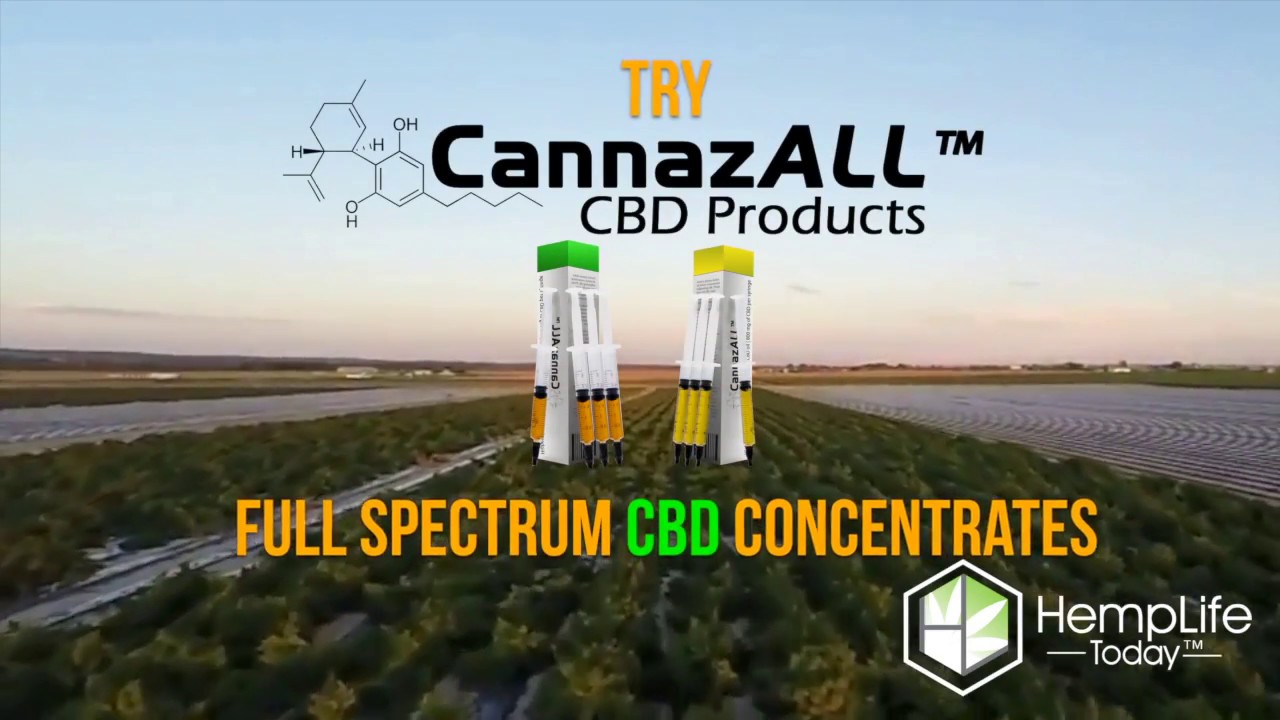 CBD Oil Concentrates – CannazALL™ Hemp CBD Oil Products By HempLife Today™