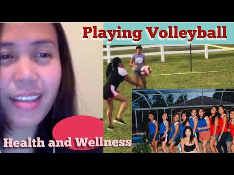 Health And Wellness || Playing Volleyball With My Friends