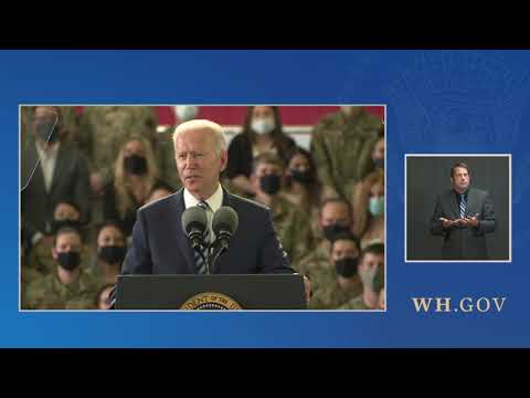 President Biden and the First Lady Deliver Remarks to US Air Force Personnel and their Families