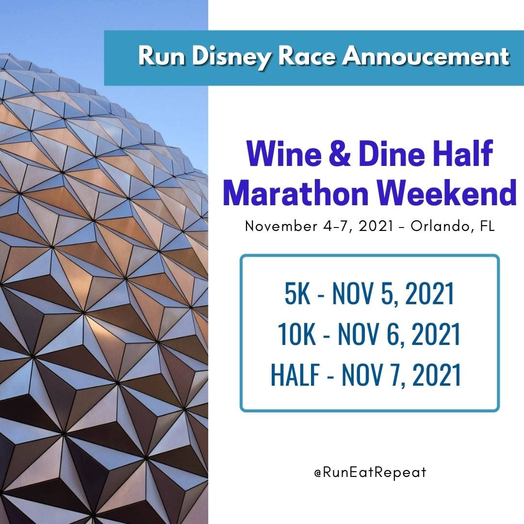 Run Disney Race Announcement 2021