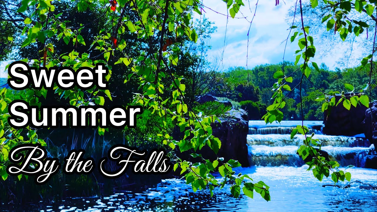 Slow Living Silent Vlog: Sweet Summer by the Falls | Relaxing Simple Life Close to Nature