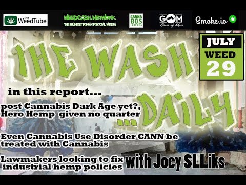 THE WASH …DAILY with Joey SLLiks CANNABiS NEWS REPORT The Hemp Industry could use a hemp industry.