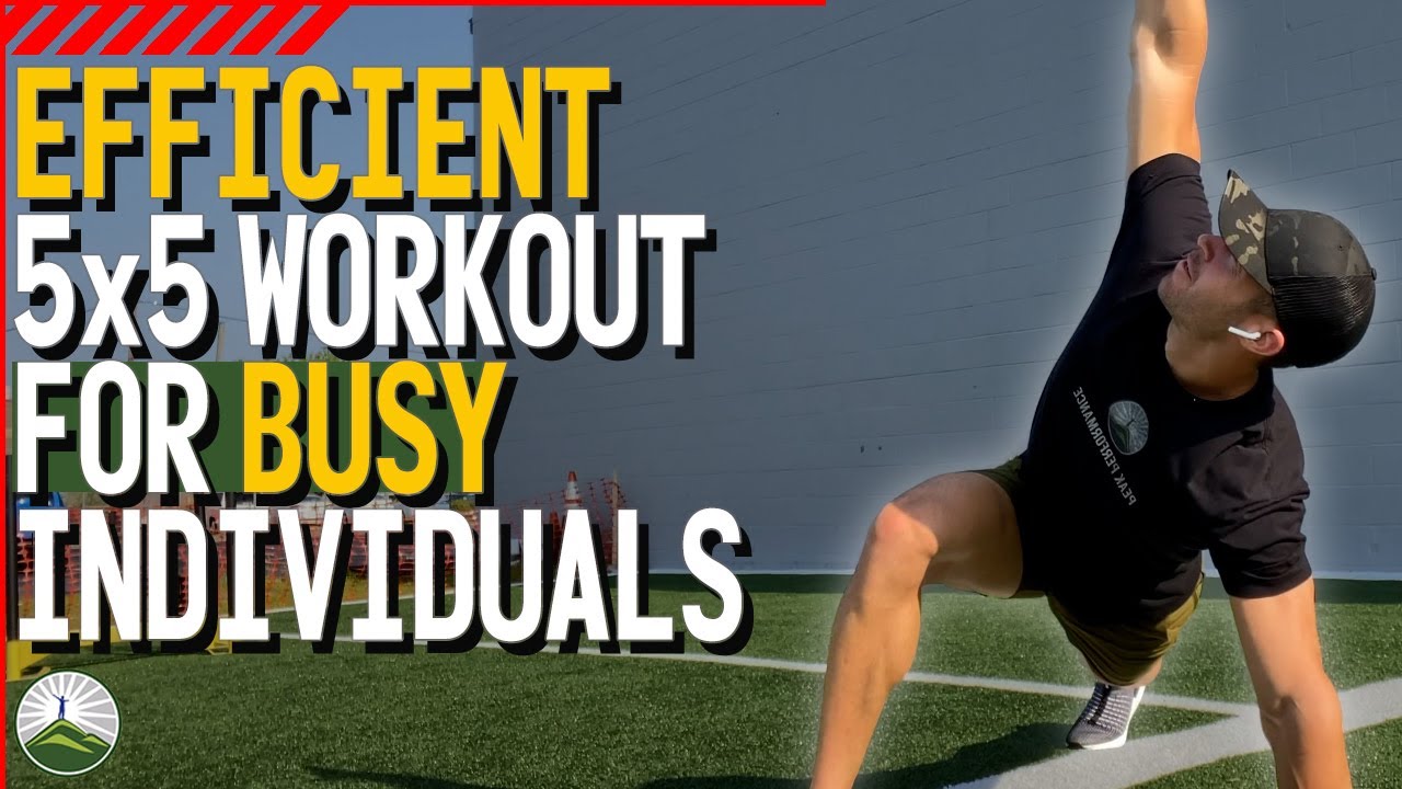 Efficient 5×5 Workout For Busy Individuals