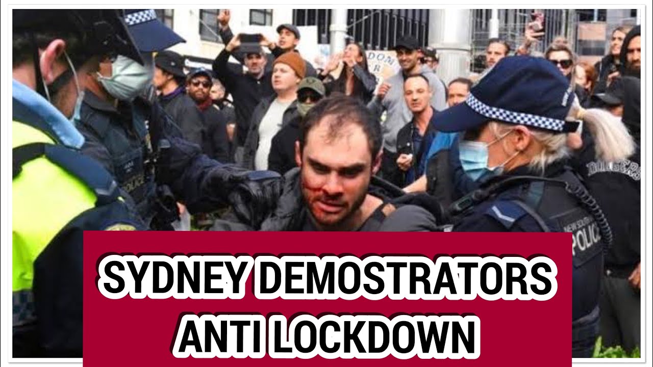 DEMO TOLAK LOCDOWN DI SYDNEY  /Anti  LOCKDOWN PROSESS IN SYDNEY CBD /ANTI LOCKDOWN DEMONSTRATORS