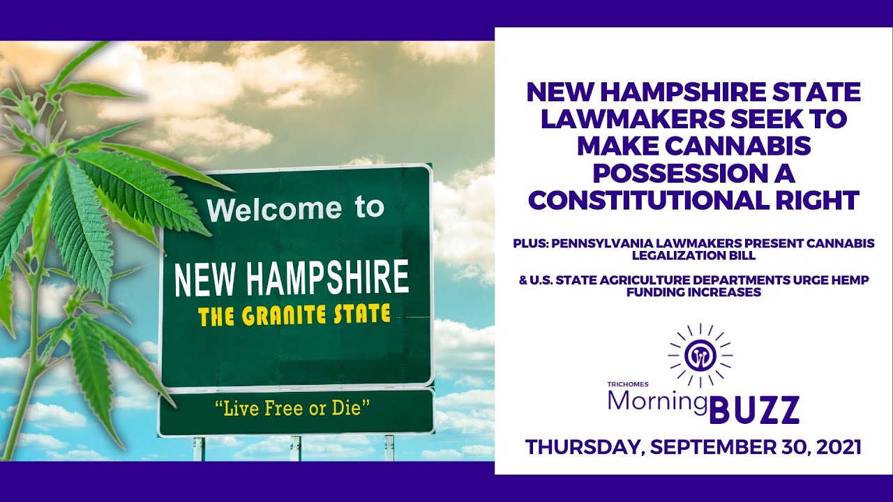 New Hampshire State Lawmakers Seek To Make Cannabis Possession A Constitutional Right