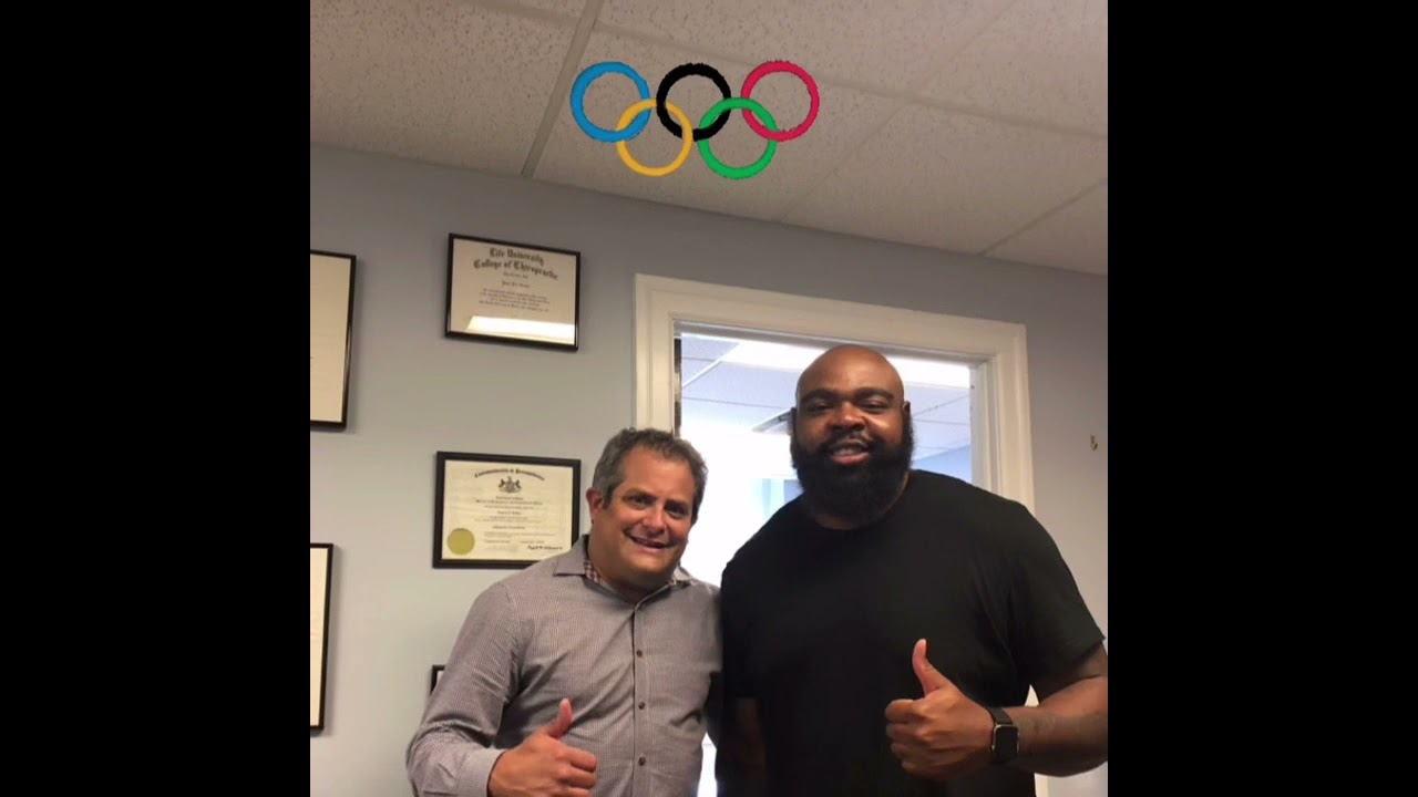 USA Olympian goes to the chiropractor in Philadelphia!