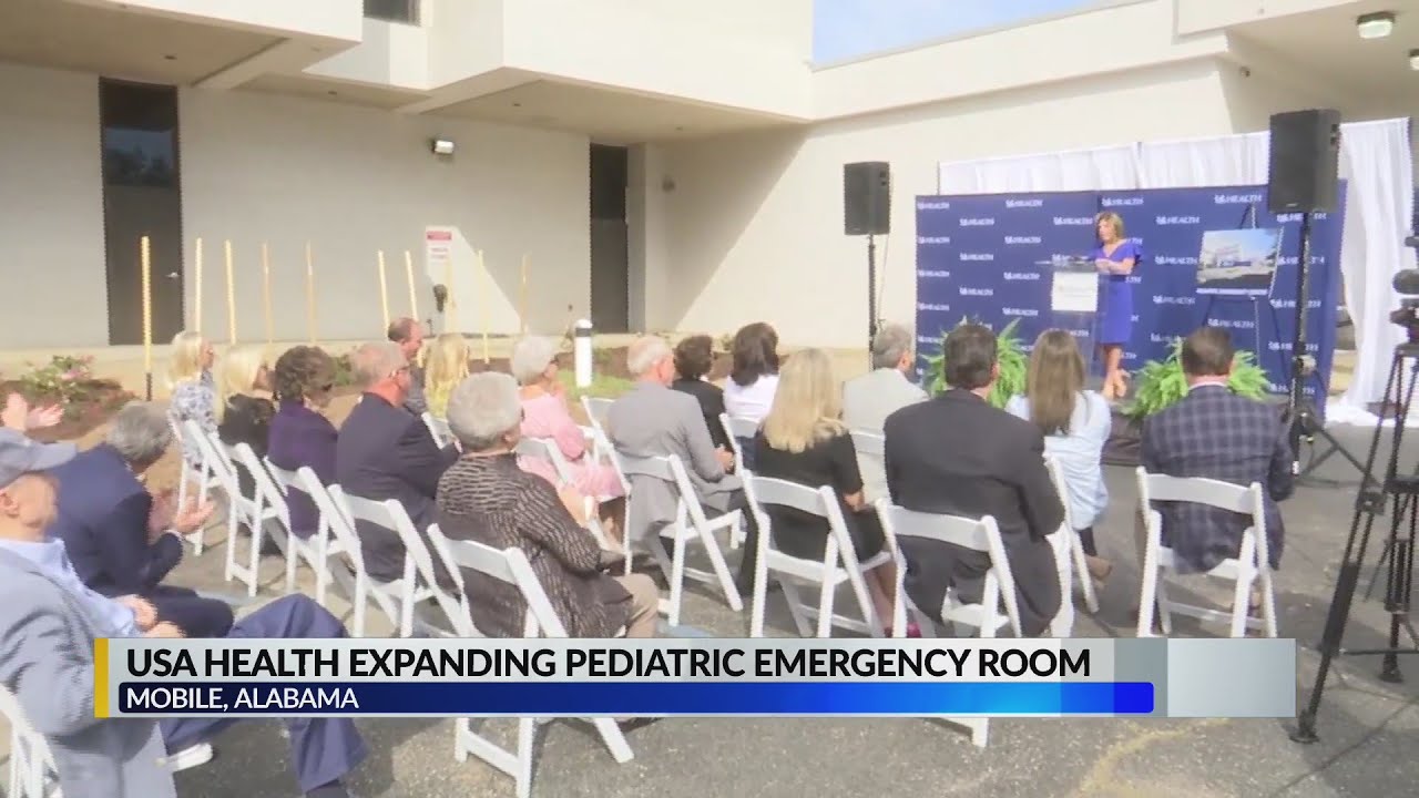 USA Health breaks ground on $15-million pediatric emergency room expansion