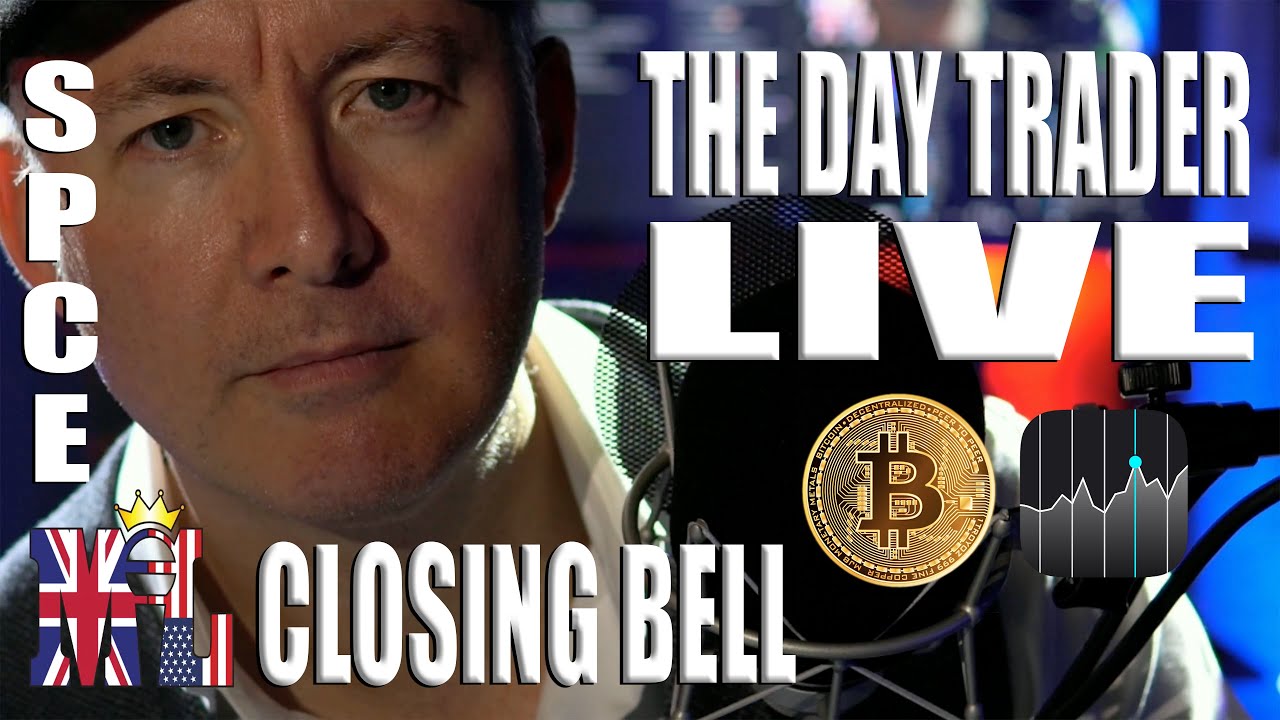 VIRGIN GALACTIC EARNINGS – TESLA – LIVE Trades – Closing Bell – The Day Trader – Martyn Lucas