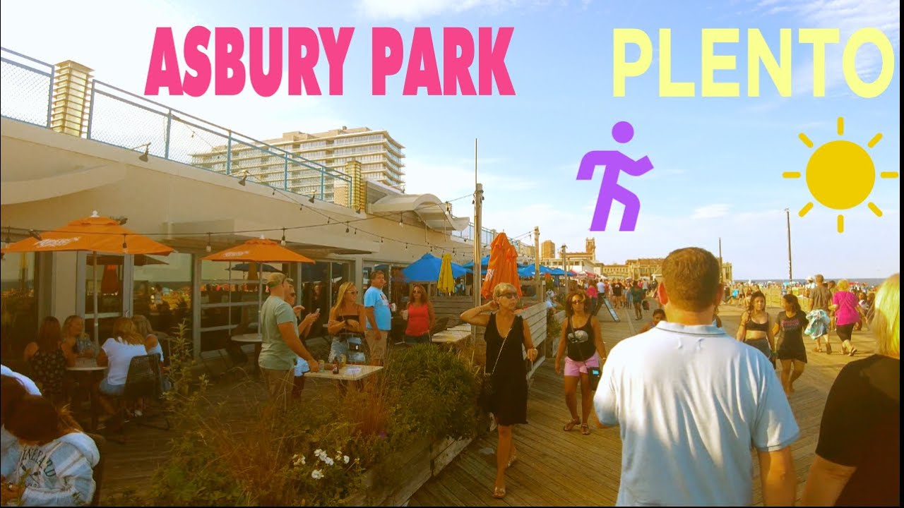 JERSEY SHORE | ASBURY PARK, USA, NEAR NYC & STONE PONY MUSIC CONCERT STADIUM!! 4K 2021!!