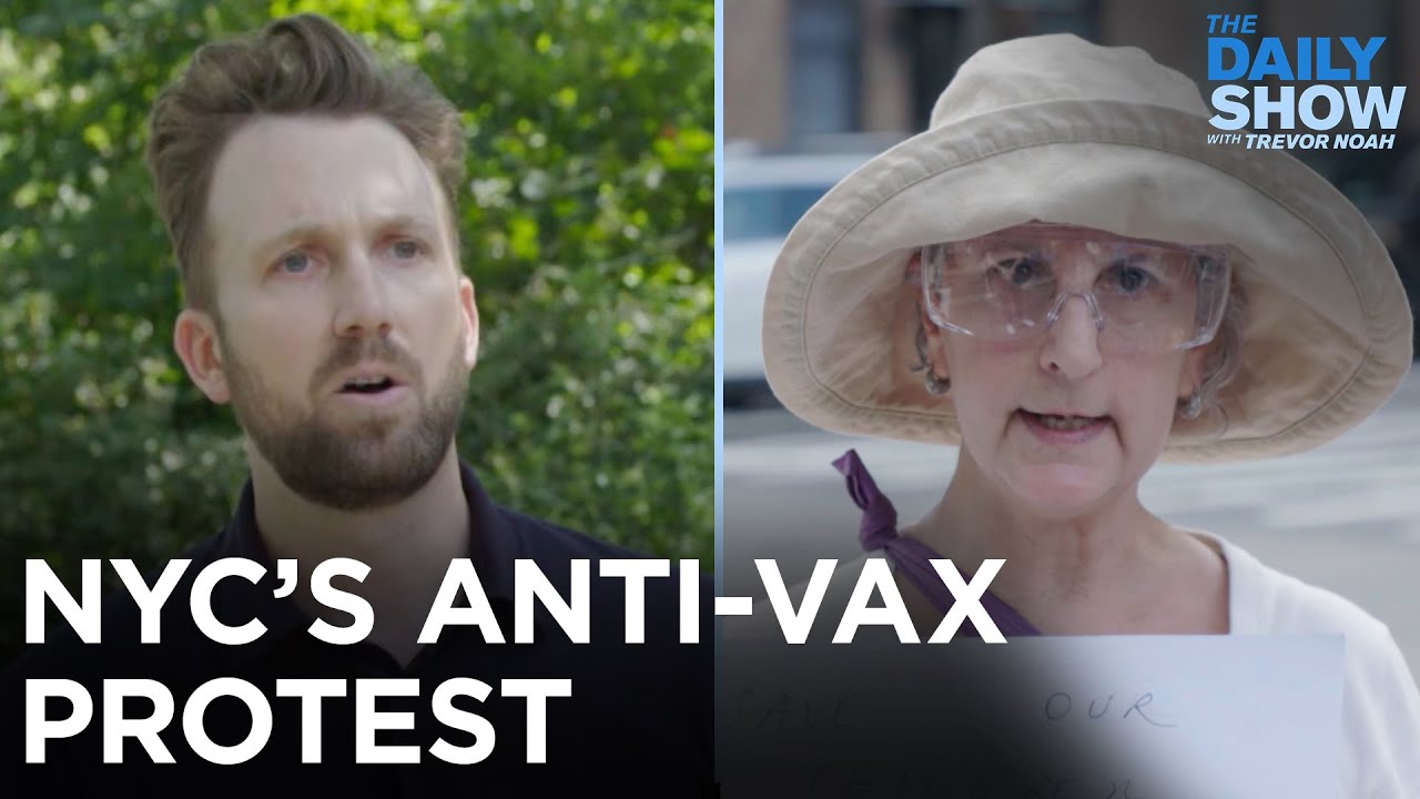 Jordan Klepper Debates Anti-Vax Mandate Protesters in NYC | The Daily Show