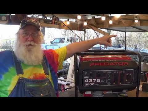 PawPaw Installs an Electric Start Kit on a Harbor Freight Generator Part 1 of 4