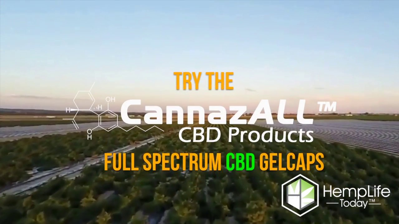 CBD Oil Gelcaps and Capsules – CannazALL™ Hemp CBD Oil Products By HempLife Today™