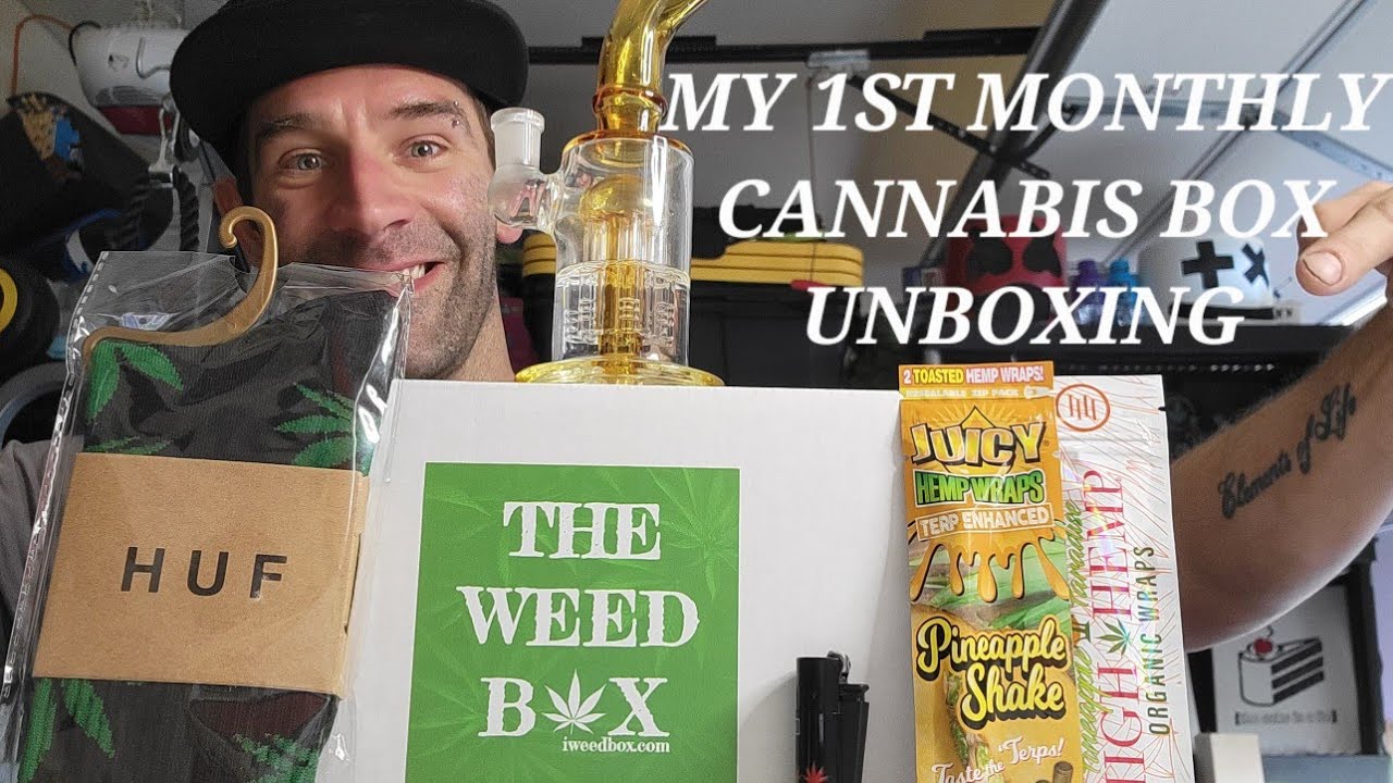 THEY SPONSORED MY 1st MONTHLY  CANNABIS UNBOXING !!!!!!