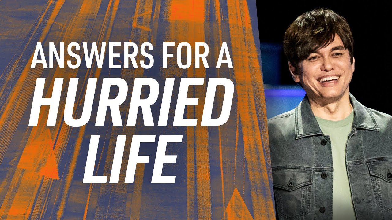 (Part 1) Answers For A Hurried Life | Joseph Prince Ministries