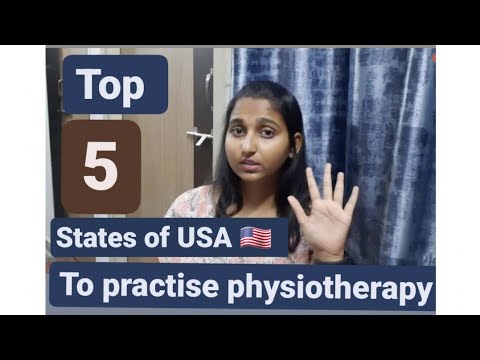 Top 5 States of USA to practice Physiotherapy