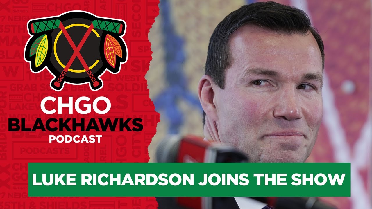 New Chicago Blackhawks head coach Luke Richardson joins the show | CHGO Blackhawks Live Show