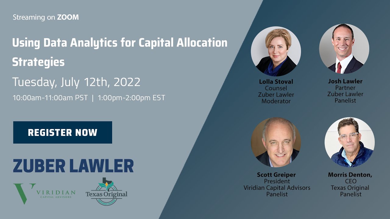 Using Data Analytics for Capital Allocation Strategies