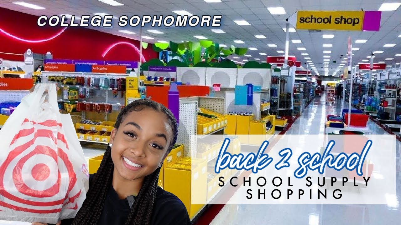 Back to School Supplies Shopping + Haul 2022 *college edition* | LexiVee