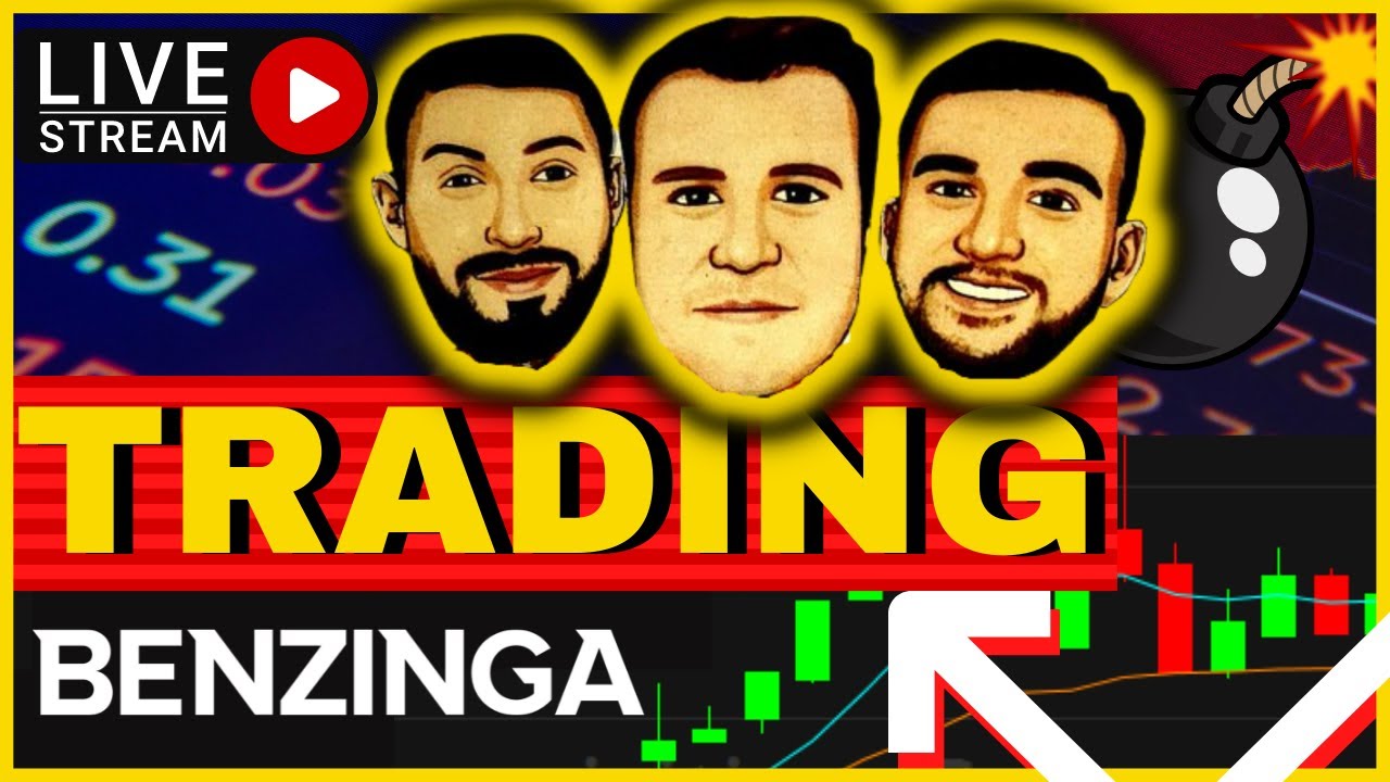 LIVE Trading with Benzinga | Daytrading & Options Trading Stocks