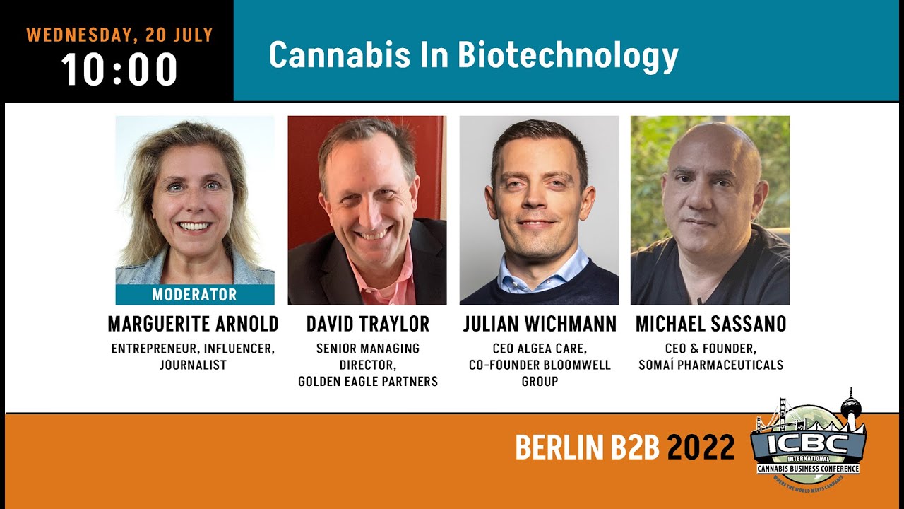 ICBC Berlin 2022 B2B – Cannabis In Biotechnology – Michael Sassano