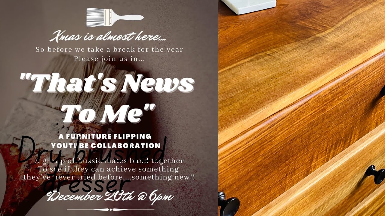 That’s news to me! Furniture flip collaboration! | Furniture flipping | restoration | hemp oil