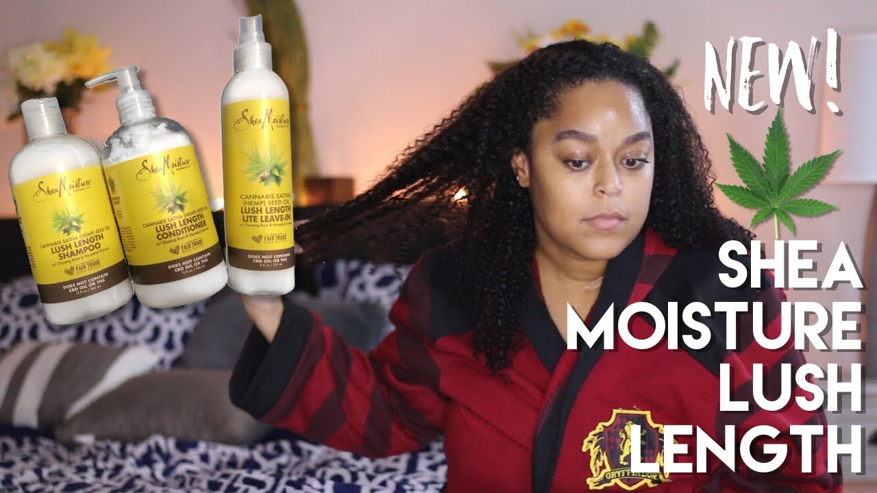 NEW! SHEA MOISTURE CANNABIS SATIVA LUSH LENGTH LINE | REVIEW | Danielle Renée