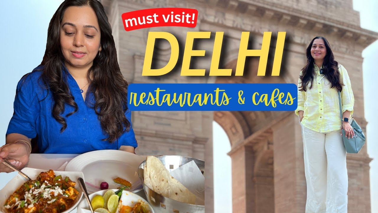 BEST Restaurants in Delhi – CP (Connaught Place mostly) & Famous Cafes *worth a visit* | Delhi Food