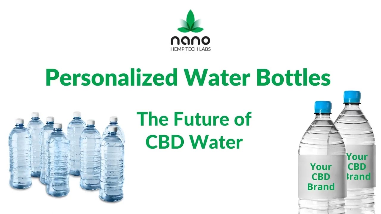 New Personalized Water Bottles  The Future of CBD Water – White Label CBD or Cannabinoid Water (THC)