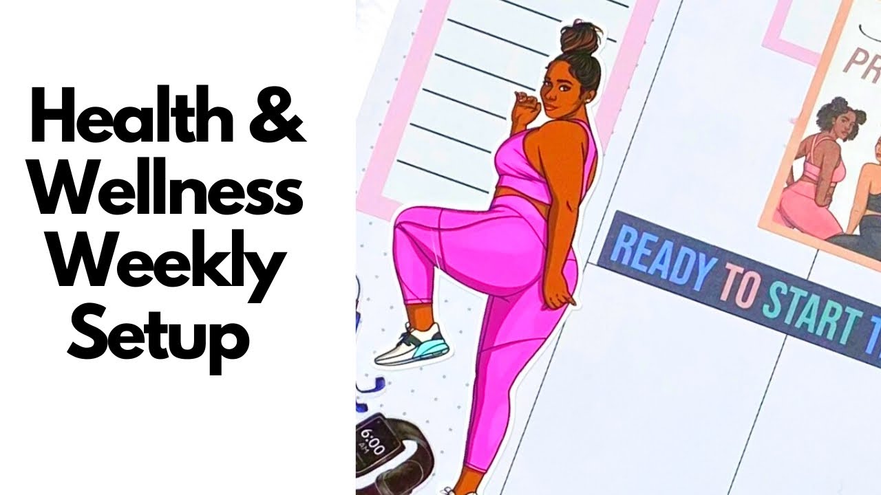 Health & Wellness Planner ||Vertical Weekly Setup || featuring Goldmine & Coco