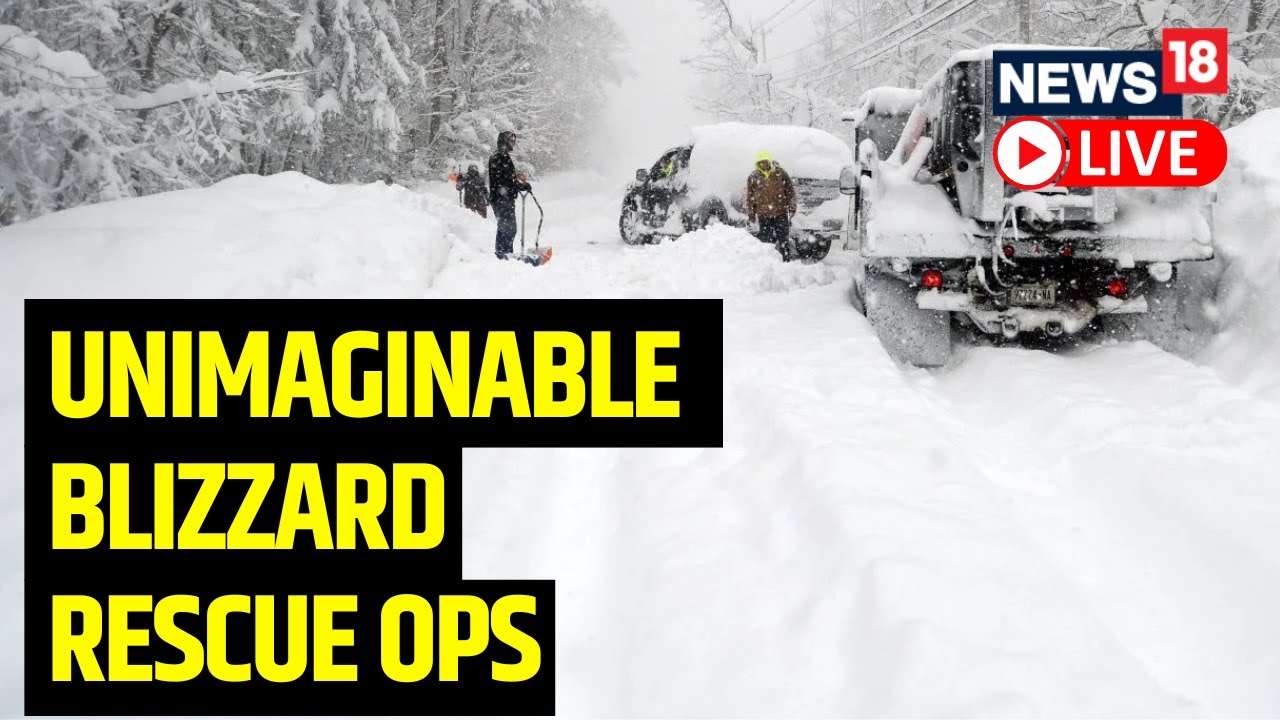 US Winter Storm Rescue | Forest Rangers Rescue Operations During Buffalo Winter Storm | News18 Live