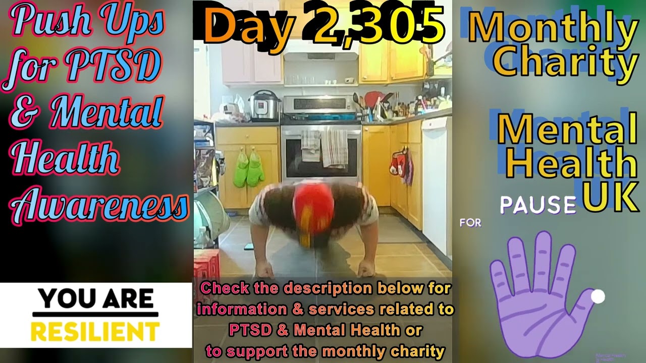 Day 2,305 | 4,596 Days To Go! | Ep 03: 5 Sets of 22 Push Ups Challenge for Mental Health UK