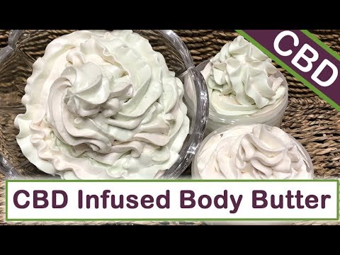 CBD (Cannabis)  Infused – Luxury Body Butter  🌿 👩‍🌾 – DIY Lotion Making