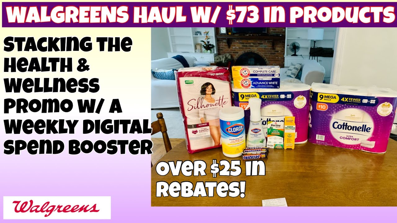 WALGREENS HAUL / spend $20 earn $5, using wags cash for a lower oop😍/ Health & wellness promo ideas