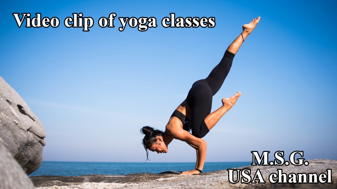 Video clip of yoga classes