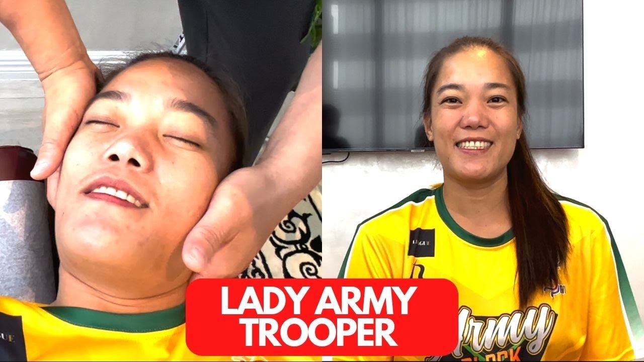 Lady ARMY Troopers Volleyball Star chiropractic adjustments by Doc Kim, Philippines Chiropractor