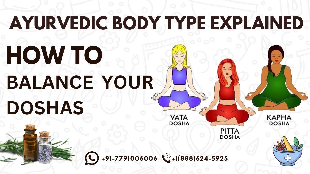 (Live)Ayurvedic Body Type Explained || How to Balance Your Doshas for Improved Health and Wellness