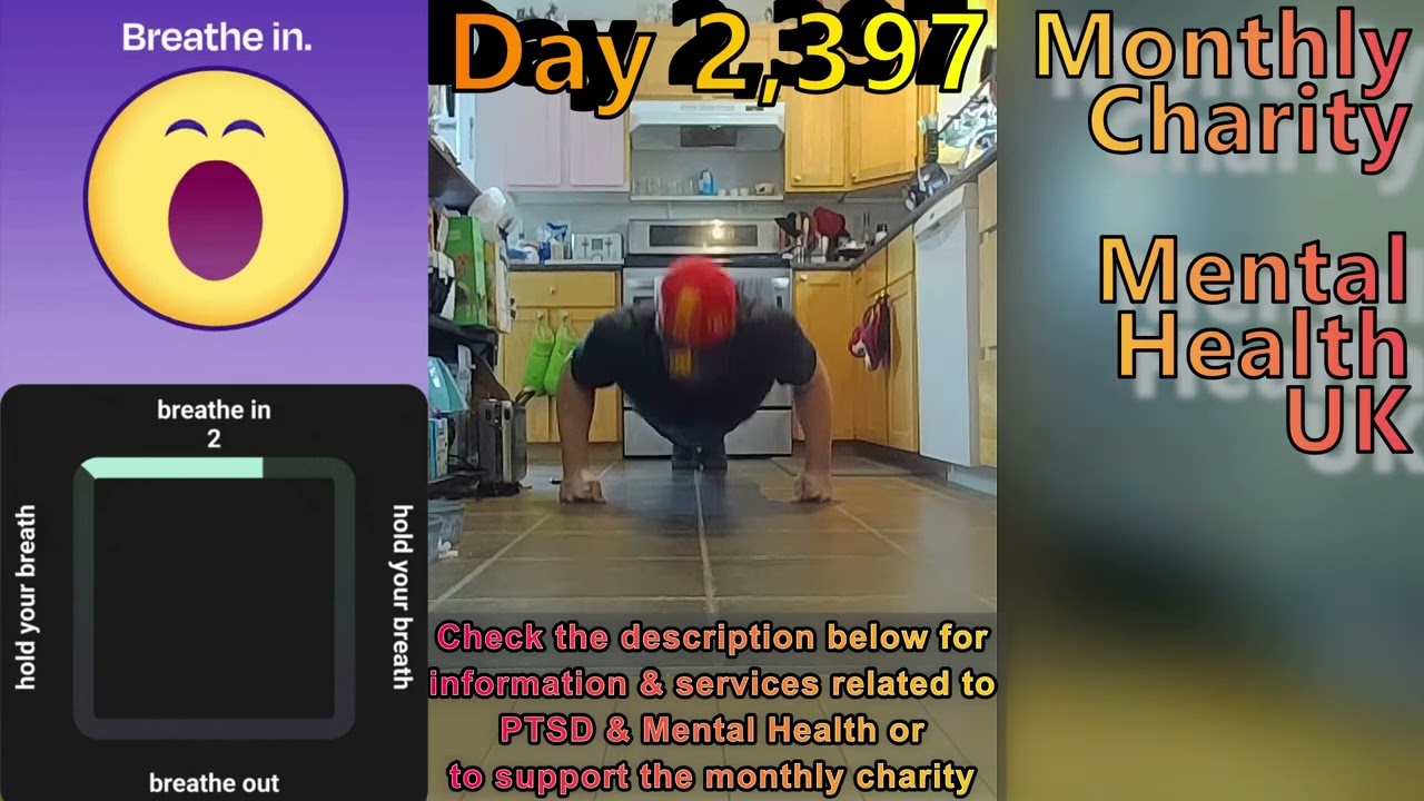 Day 2,397 | 4,504 Days To Go! | Ep 05: 5 Sets of 22 Push Ups Challenge for Mental Health UK