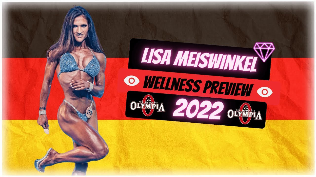 🔥 Wellness Olympia 2022: Amazing Lisa Meiswinkel Muscle Girl #shorts