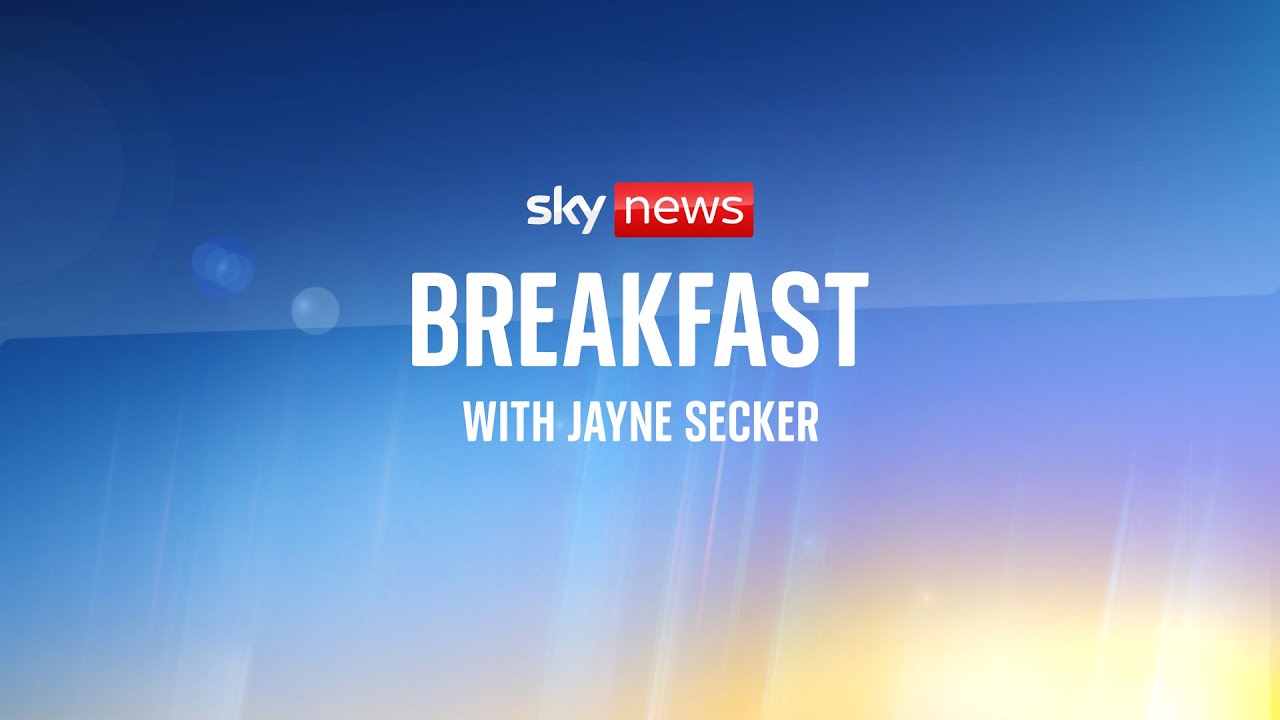 Sky News Breakfast with Jayne Secker as Donald Tump faces four criminal charges