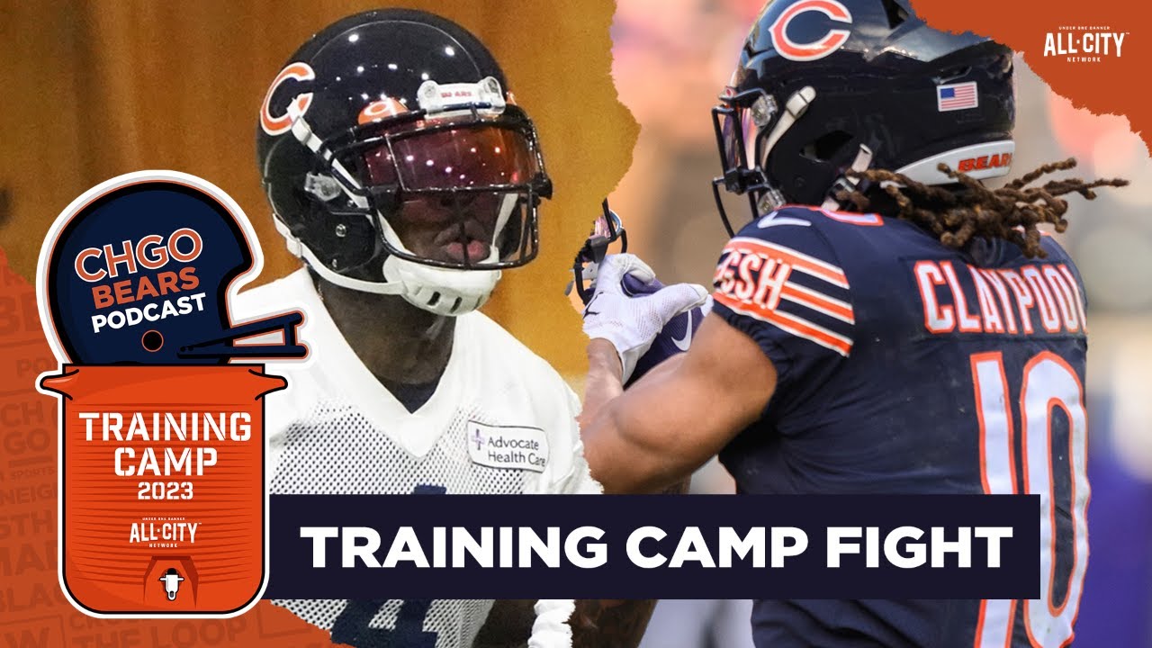 Chicago Bears Training Camp | Fight! Eddie Jackson takes on Chase Claypool | CHGO Bears Podcast