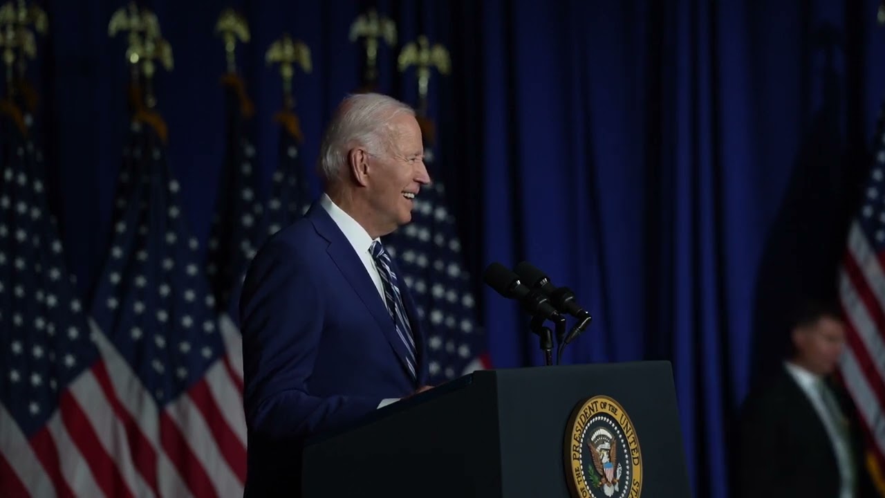 President Joe Biden speaks at Salt Lake City VA hospital during Utah visit