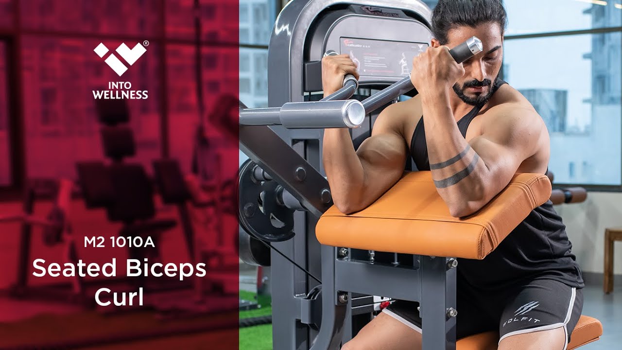 Train Your Biceps with M2 1010A Seated Biceps Curl  by Into Wellness/Realleader USA