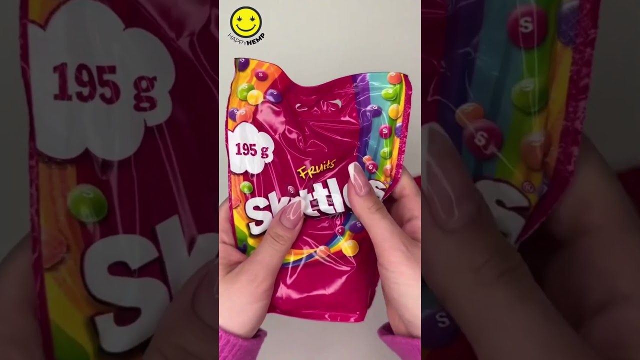 🍬🌈 Skittles Unboxing: Dive into Crispy crunchy ASMR Sounds #tingles