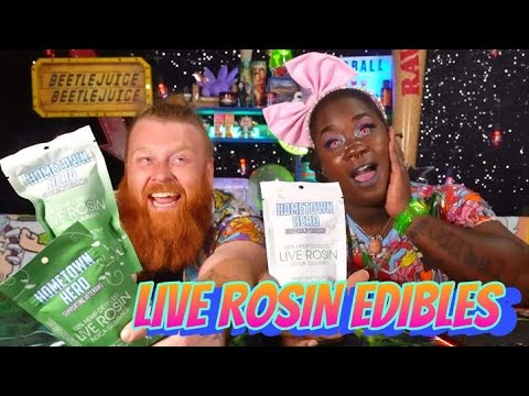 LEGAL LIVE ROSIN EDIBLES| HomeTown Hero | Delta 9 | Does it get you high?!?!