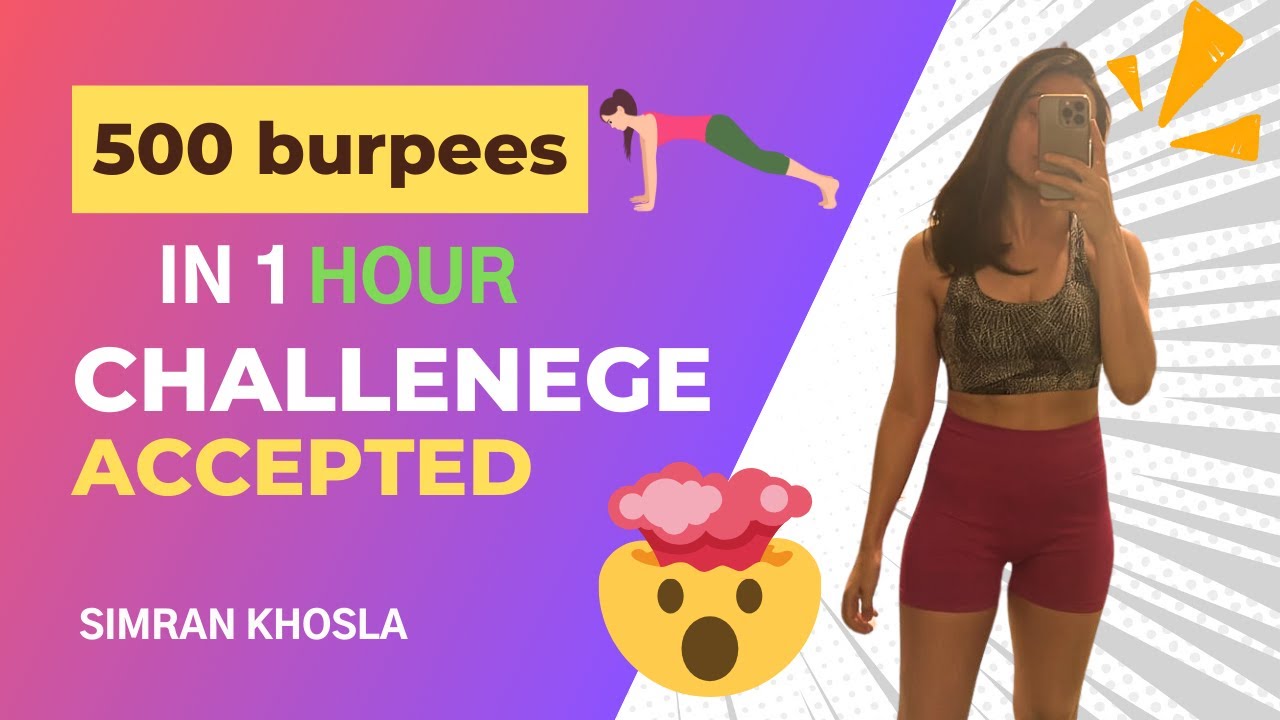 500 Burpees in 1 Hour Challenge ACCEPTED! | Living Alone in the US #burpees #workoutchallenge