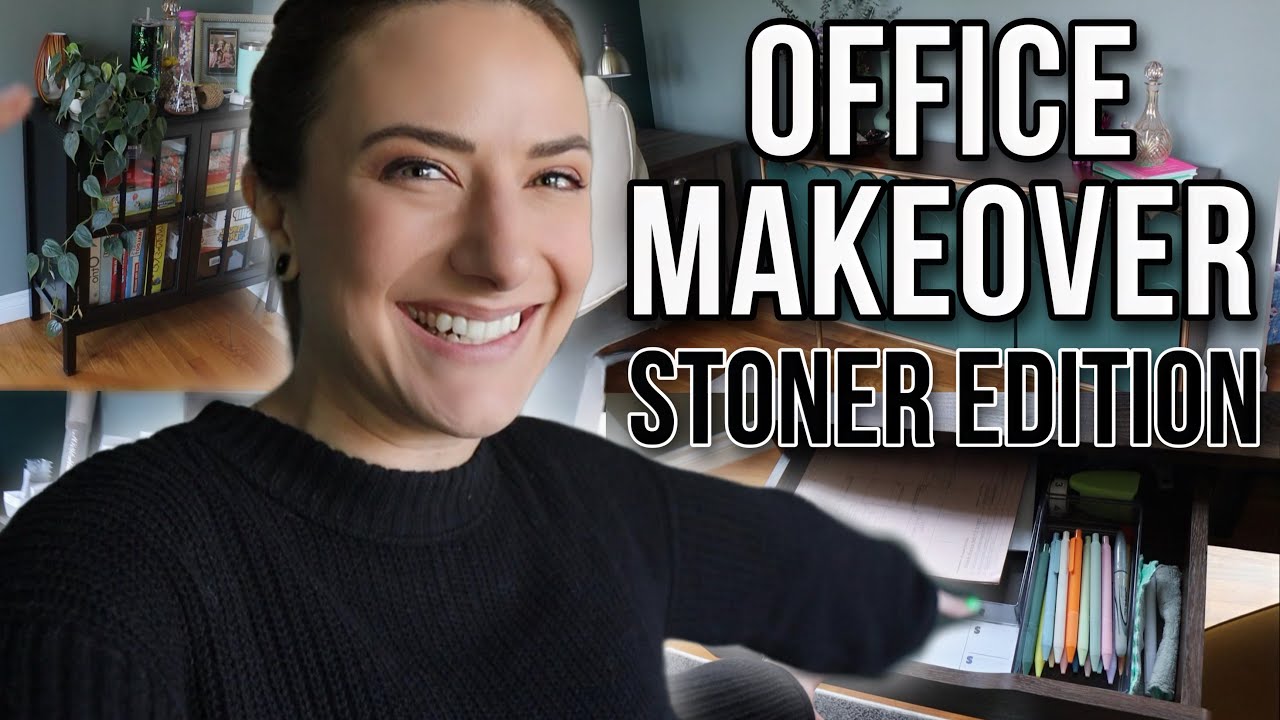 HOME OFFICE MAKEOVER: STONER EDITION | sesh and build with me {the hemp doctor}