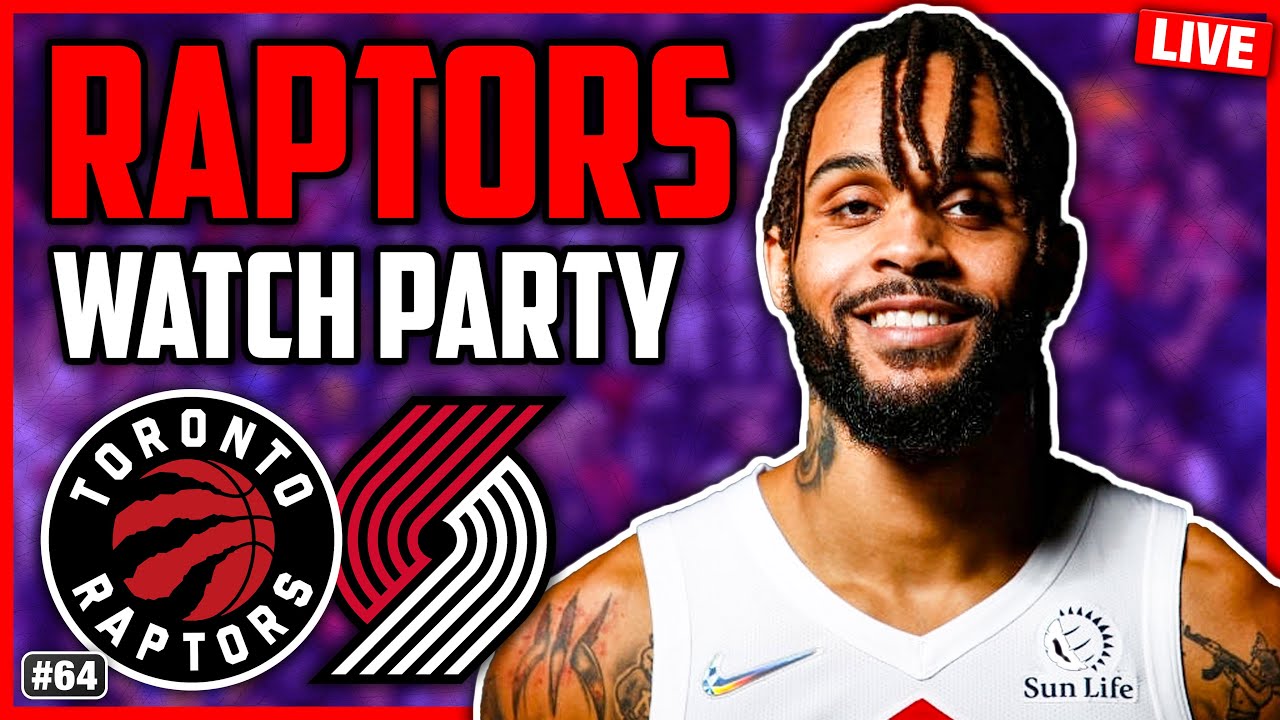 Raptors vs Trail Blazers LIVE Watch Along | HUGE Opportunity To Find A Win!