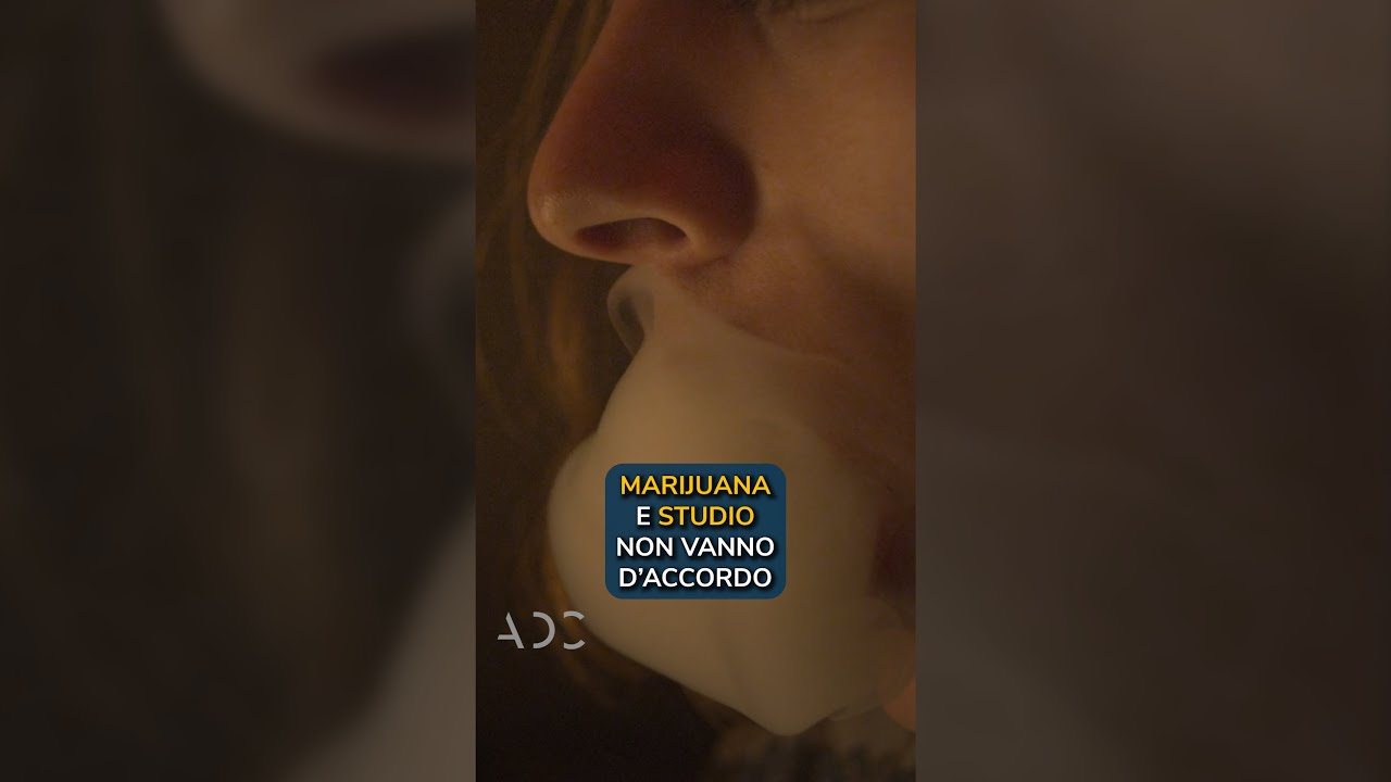 Fumare CANNABIS peggiora lo STUDIO