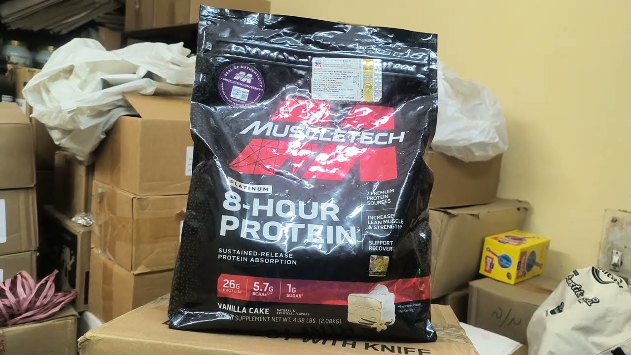 Muscletech Platinum 8 Hour Protein | Made in USA | Stock update 2024